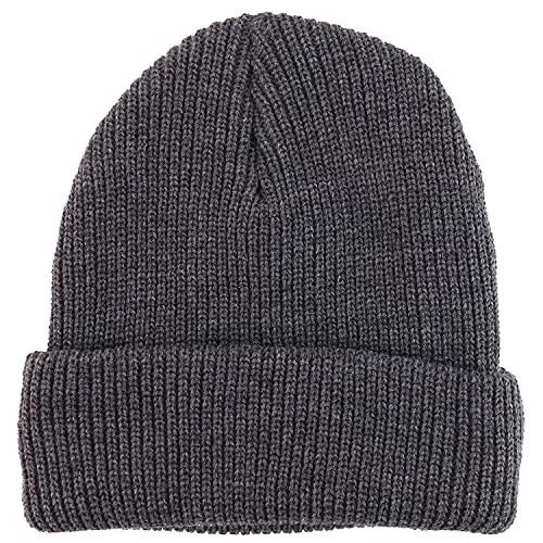 Armycrew 100% Acrylic Oversized XXL Thick GI Watch Cap Ribbed Knit Beanie Hat - 3