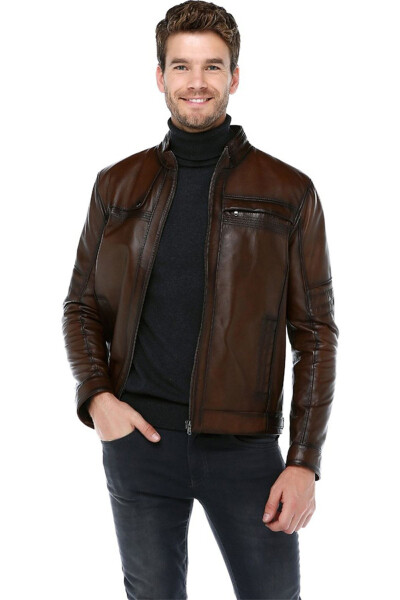 Arthur Genuine Leather Men's Jacket - 6