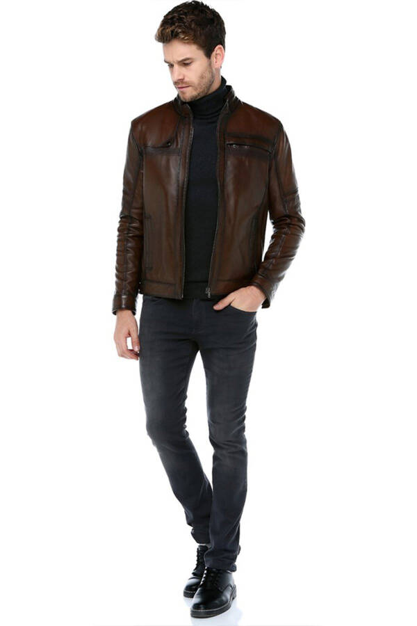 Arthur Genuine Leather Men's Jacket - 8