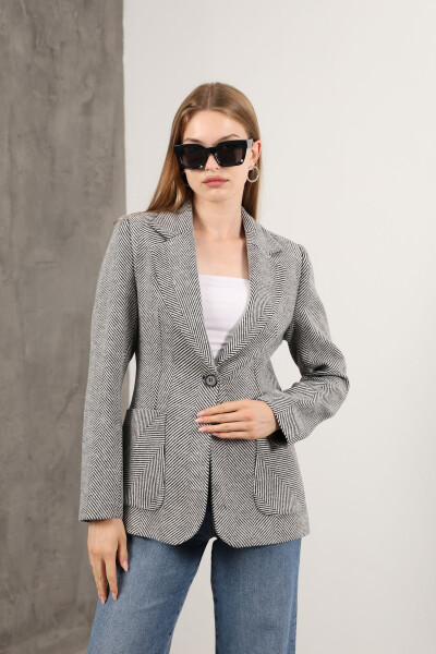 Asel Blazer Ceket - 1