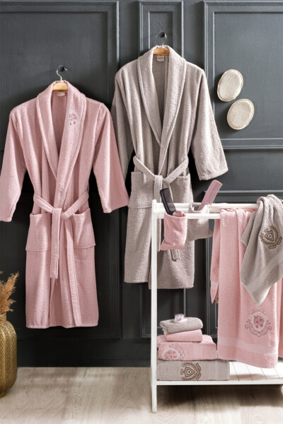 Asia 16 Piece Boxed Family Bathrobe Set | Bathrobe Set | Dowry Set - 1