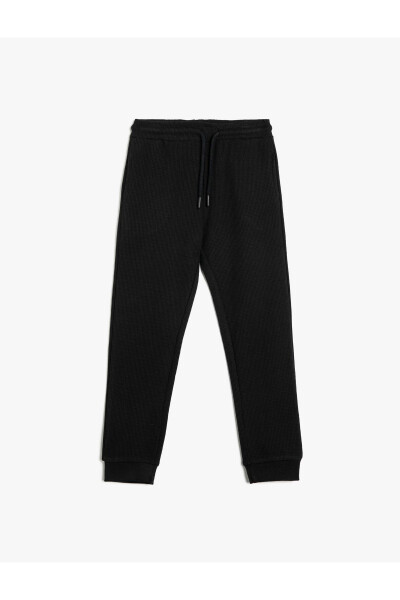 Asosdagi bog'lovchi kamarli Basic Jogger shimlari - 7