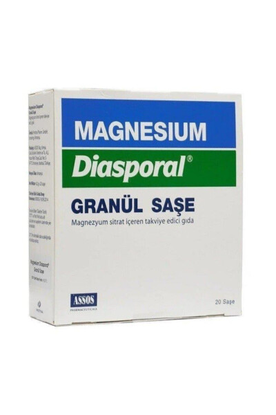 Assos Magnesium Diasporal Granules 20 Sachets - 1