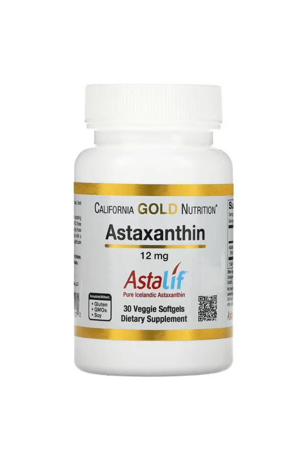 Astaksantin, Astalif Saf İzlanda, 12 mg, 30 Sebze Jel Kapsül - 1