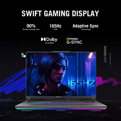 ASUS ROG Strix G16 (2024) Gaming Laptop, 16” 16:10 FHD 165Hz Display, NVIDIA® GeForce RTX™ 4060, Intel Core i7-13650HX, 16GB DDR5, 1TB PCIe Gen4 SSD, Wi-Fi 6E, Windows 11, G614JV-AS74 - 4