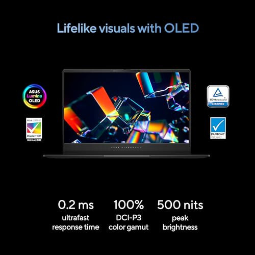 ASUS Vivobook S 14 OLED Dizüstü Bilgisayar, Intel Core Ultra 9 185H, 16GB, 1TB SSD, Nötr Siyah, S5406MA-AS96, Intel Evo Edition - 3