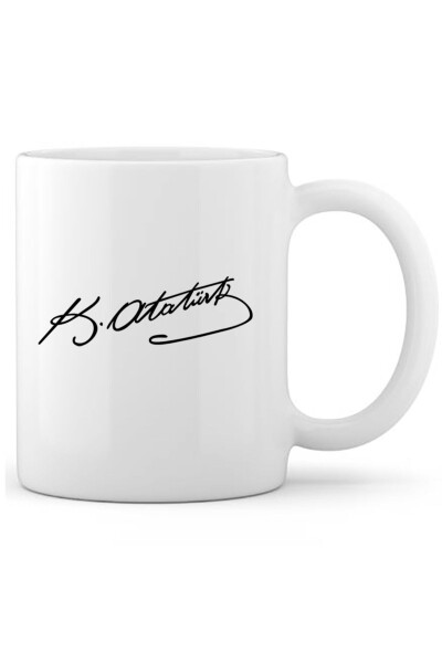 Atatürk Signed Gift Mug Birthday Coffee Mug (Single) - 1