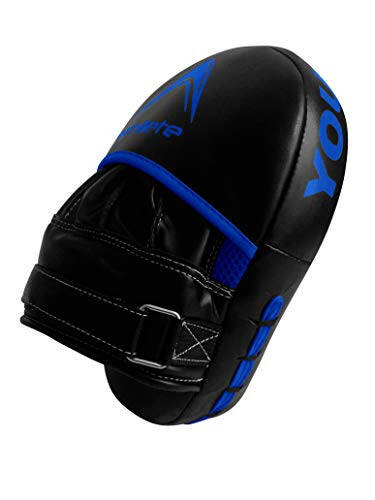 Athllete Durable Punching Mitts with Foam Padding - Comfortable and Easy to Clean Boxing Pads Mitts - Curved Design for Size and Fit - Ideal Boxing Mitts - 2