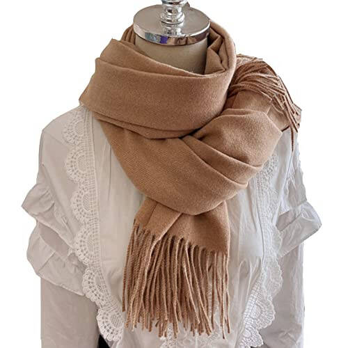 Aufeel Cashmere Feel Scarf For Women Winter Scarves Large Pashmina Shawls and Wraps Plaid Blanket Scarf with Gift Box - 4