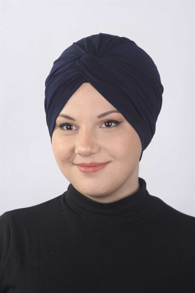 Auger Bonnet Navy Blue - 3