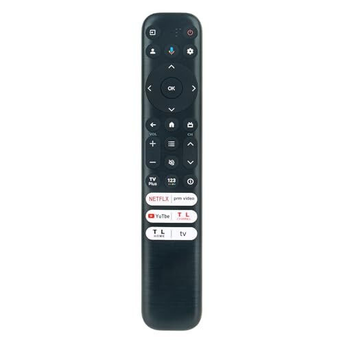 AULCMEET RC813 FMB1 RC902V Far1 Yeni Değiştirilmiş Sesli Evrensel Uzaktan Kumanda TCL Mini Led 8K Akıllı TV ile Uyumlu Netflix Prime YouTube TCL AppleTv Düğmeleri 65Q750G 75Q750G 85Q750G 85Q750G-CA 65QM850G - 8