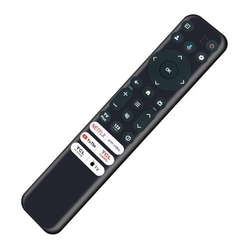 AULCMEET RC813 FMB1 RC902V Far1 Yeni Değiştirilmiş Sesli Evrensel Uzaktan Kumanda TCL Mini Led 8K Akıllı TV ile Uyumlu Netflix Prime YouTube TCL AppleTv Düğmeleri 65Q750G 75Q750G 85Q750G 85Q750G-CA 65QM850G - 5