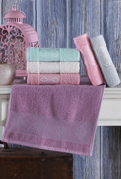 Aura | 6-Piece 30x50 Cm Hand and Face Towel Set | Kitchen Towel - 17