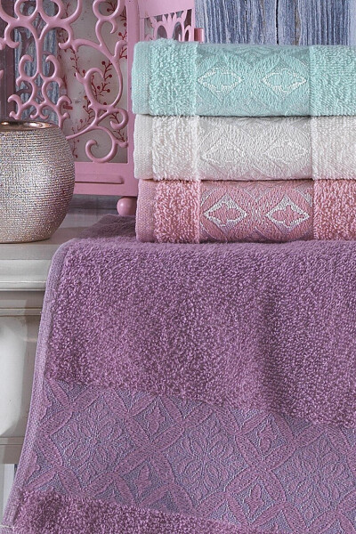 Aura | 6-Piece 30x50 Cm Hand and Face Towel Set | Kitchen Towel - 14