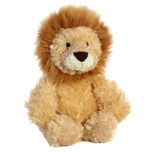 Aurora® Snuggly Tubbie Wubbies™ Lion Stuffed Animal - Comforting Companion - Imaginative Play - Brown 12 Inches - 4