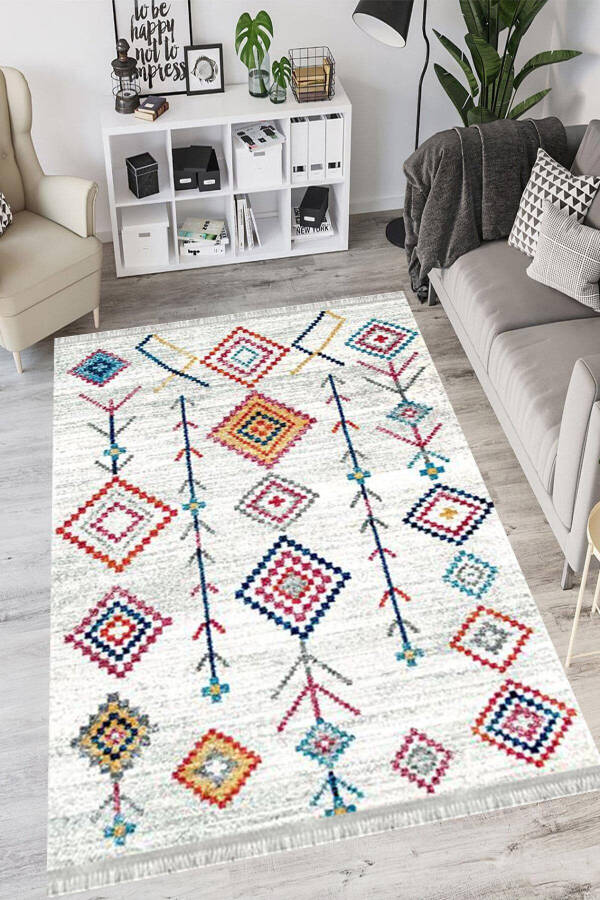 Authentic Eco Punto Non-Slip Washable Antibacterial Digital Print Carpet Runner - 7