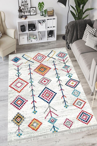 Authentic Eco Punto Non-Slip Washable Antibacterial Digital Print Carpet Runner - 2