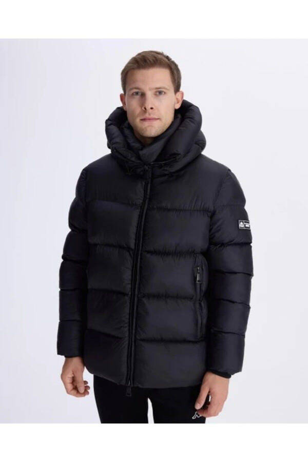 Authentic Gratıa Black Man Puffer Jacket 321z3fw-005 - 1