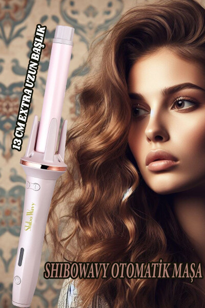 Automatic Hair Curler - Thick Water Wave 25mm Extra Long Barrel - 2