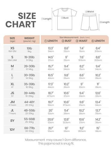 AVAUMA Chaqaloq O'g'il va Qizlar uchun Qisqa Pijamalar To'plami Bolalar Kichkintoylar Uchun Qulay Joylashtirilgan Ribbed Uyqu Kiyimlari Kundalik Hayot Uslubi uchun Pjs (8 Yil / Bej) - 24
