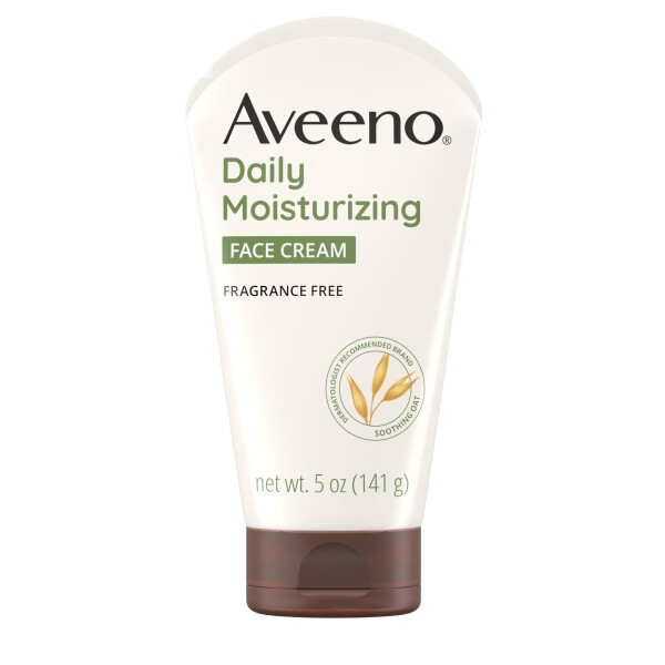 Aveeno Daily Moisturizing Face Cream for Dry Skin, Prebiotic Oat, 5 oz - 9