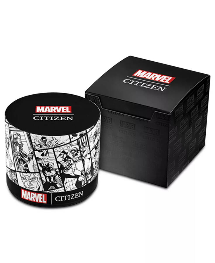 Avengers Siyah Kayışlı Saat 45mm Siyah - 3