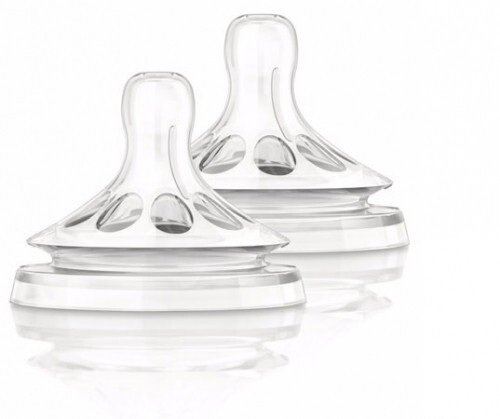 Avent Natural Baby Bottle Nipple 1m+ 2 Pack 8710103873914 - 2