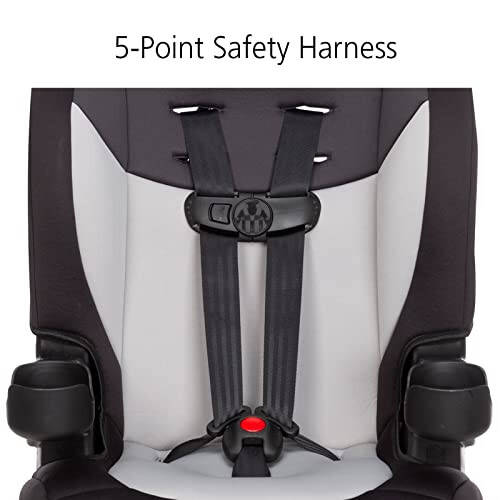 Автокресло-бустер Safety 1st Grand 2-в-1, с ремнем безопасности, обращенное вперед, 30-65 фунтов, и бустер с позиционированием ремня, 40-120 фунтов, Черный Воробей - 7