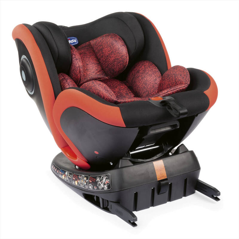 Автокресло Chicco Seat 4 Fix 0-36 кг Isofix - Poppy Red - 13