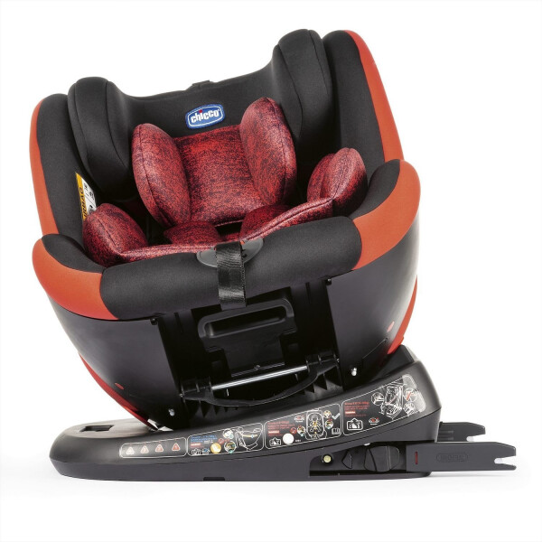 Автокресло Chicco Seat 4 Fix 0-36 кг Isofix - Poppy Red - 16