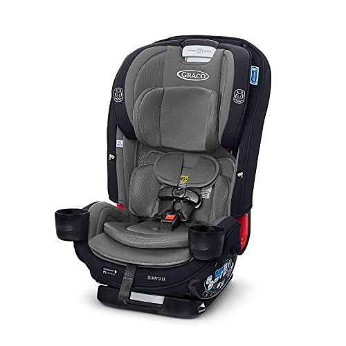 Автокресло Graco SlimFit3 LX 3 в 1, подходит для 3 автокресел в ряд, Стэнфорд - 7