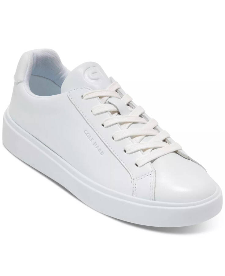 Ayollar Grand Crosscourt Daily Lace-Up Low-Top sport poyabzallari Oq, Argento - 1