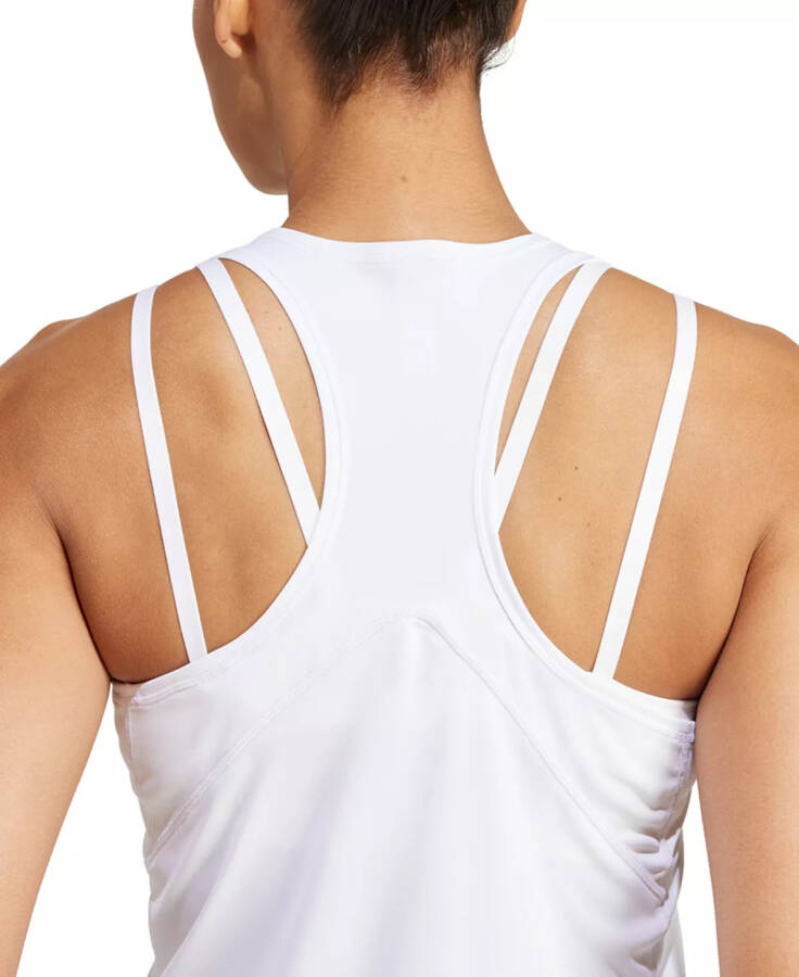 Ayollar tennis klubi ingich racerback tank top oq rang - 5