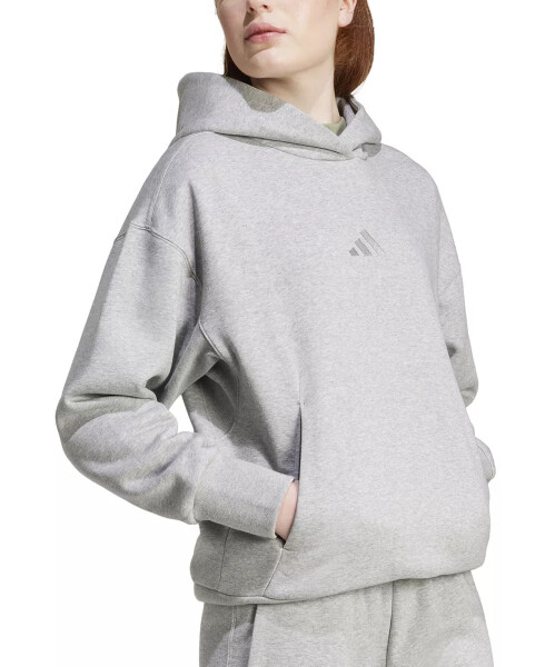 Ayollar uchun Boyfriend Fleece Hoodie Medium Grey Heather - 5