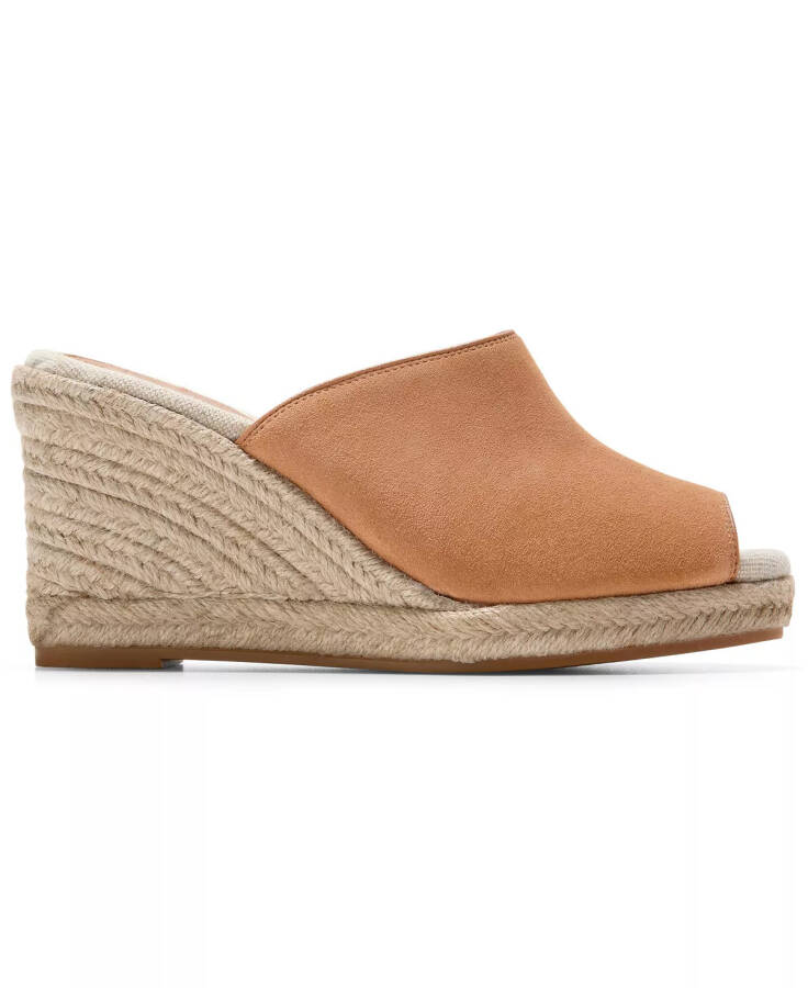 Ayollar uchun Cloudfeel Southcrest Espadril Mule Wedge Sandals Pecan Suede - 2