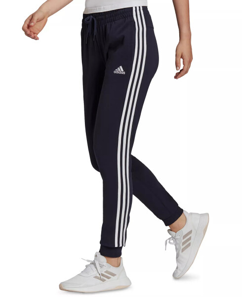 Ayollar uchun Essentials Warm-Up Slim Tapered 3-Stripes Track Pants, XS-4X Legend Ink/white - 1