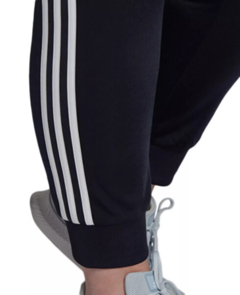 Ayollar uchun Essentials Warm-Up Slim Tapered 3-Stripes Track Pants, XS-4X Legend Ink/white - 6