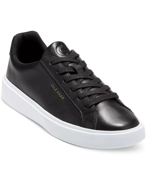 Ayollar uchun Grand Crosscourt Daily Lace-Up Low-Top Krossovkalar Qora, Oq - 1