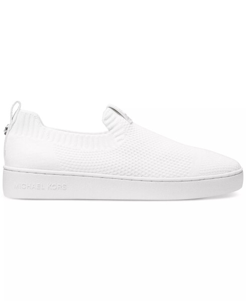 Ayollar uchun Juno to'qilgan Slip-On sport poyafzallari Optic White - 2