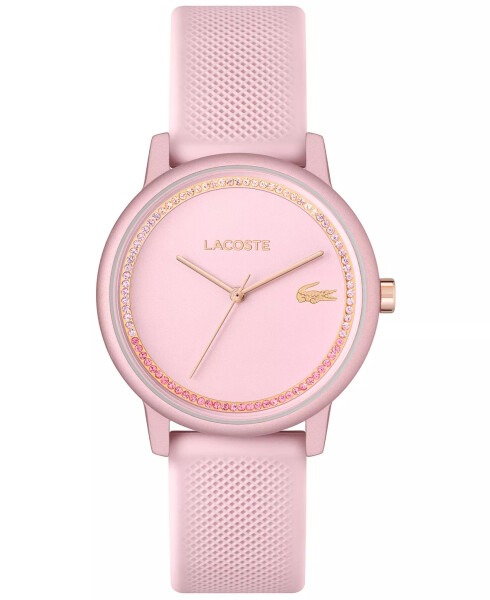 Ayollar uchun L 12.12 Go Blush Silikon Kama Soat 36mm Pushti - 1