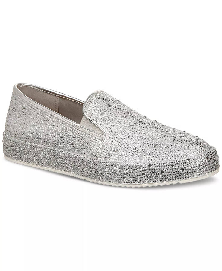 Ayollar uchun Lenna slip-on bezakli krossovkalari, Modazone Silver Bling uchun yaratilgan - 1