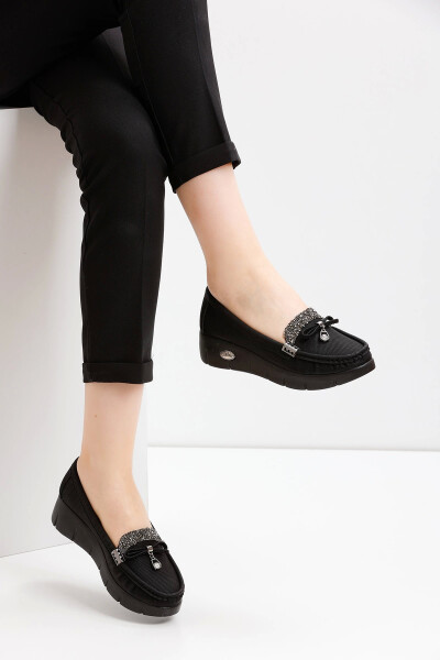 Ayollar uchun Loafer 0004A - Qora - 2