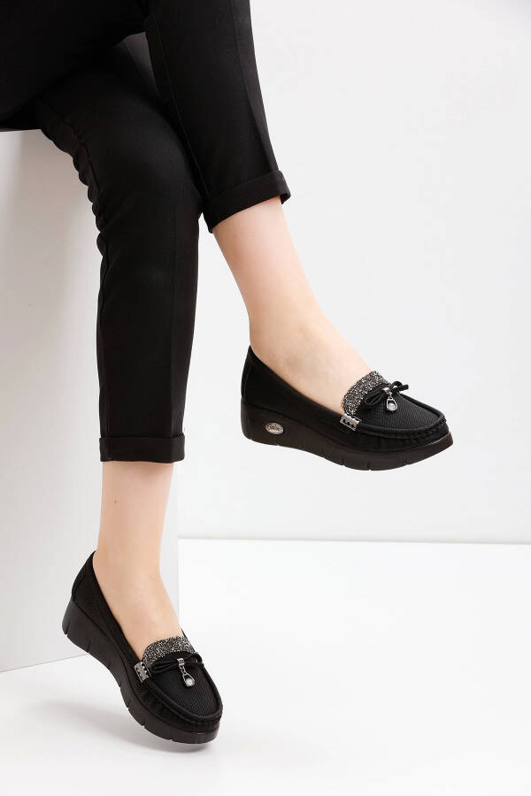 Ayollar uchun Loafer 0004A - Qora - 2