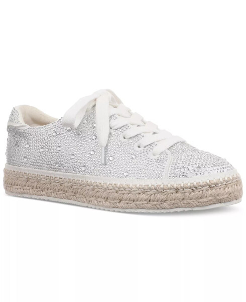 Ayollar uchun Lola krossovkalari, Modazone Silver Espadrille uchun yaratilgan - 1