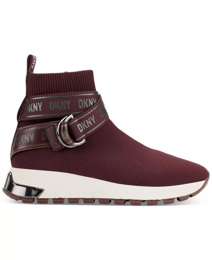 Ayollar uchun Miley Stretch Slip-On Soket Sport Poyabzallari Burgundi - 2