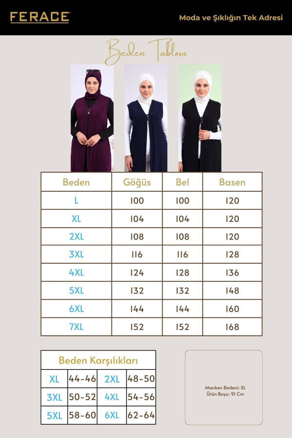 Ayollar uchun Modest Likra Tugmali Uzoq Homiladorlik Jileti Qora - 2