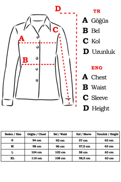 Ayollar uchun muzli ko'k tarvuzli yengli ko'ylak ARM-20K001114 - 11