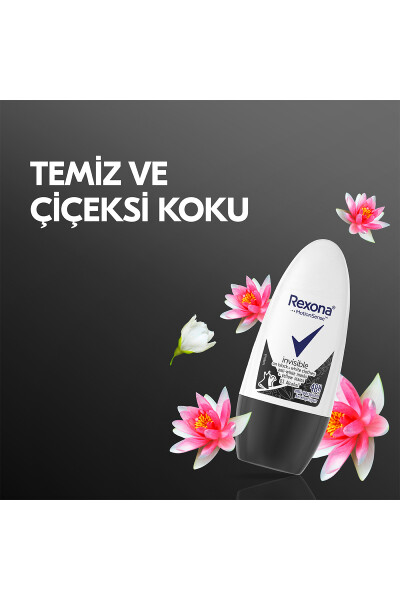 Ayollar uchun Roll On Deodorant Ko'rinmas Qora va Oq Kiyimlarda 50 ml X2 Dona - 18