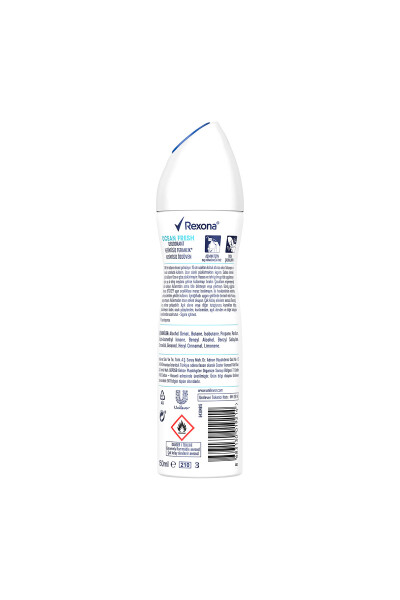 Ayollar uchun sprey dezodorant Ocean Fresh 0% alyuminiy 48 soat ter hidi qarshi himoya 150 ml X3 - 14