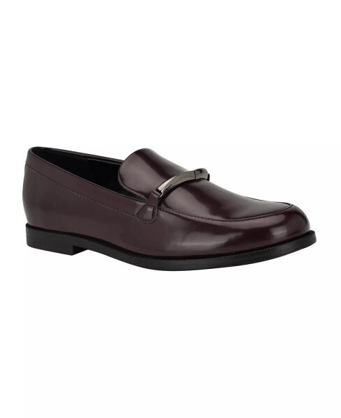 Ayollar uchun Tedda Slip-On libos tekis Loaferlar Qorong'i Qizil - 6